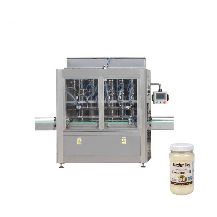 Sterownik PLC 8 dysz maszyna do napełniania słoików z dżemem szklanym